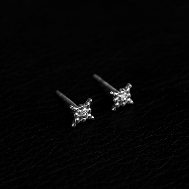 Lucy | Stud Earrings – 925 Silver - NOIR KĀLA