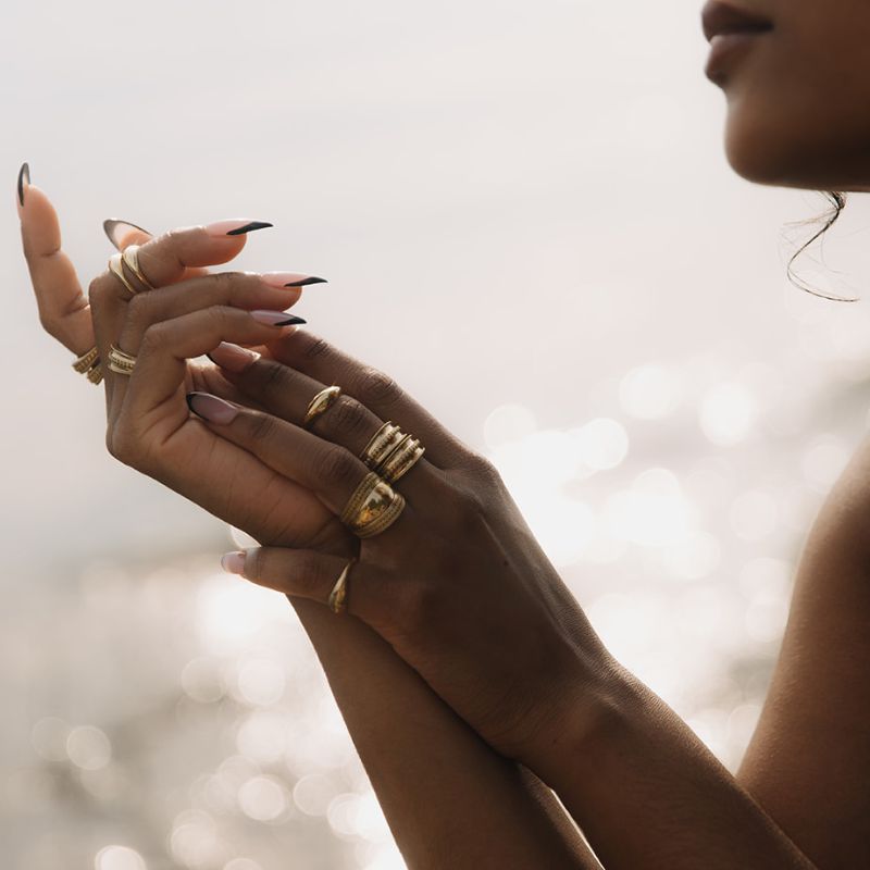 Regal | Ring - Brass - NOIR KĀLA