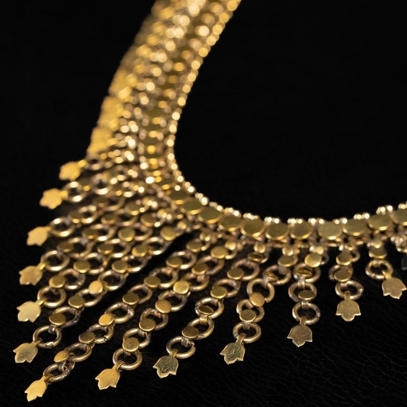 Elysium | Collar Necklace - Brass - NOIR KĀLA