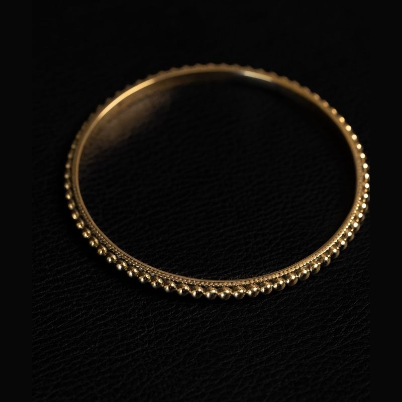 Beaded | Bracelet - Laiton - NOIR KĀLA