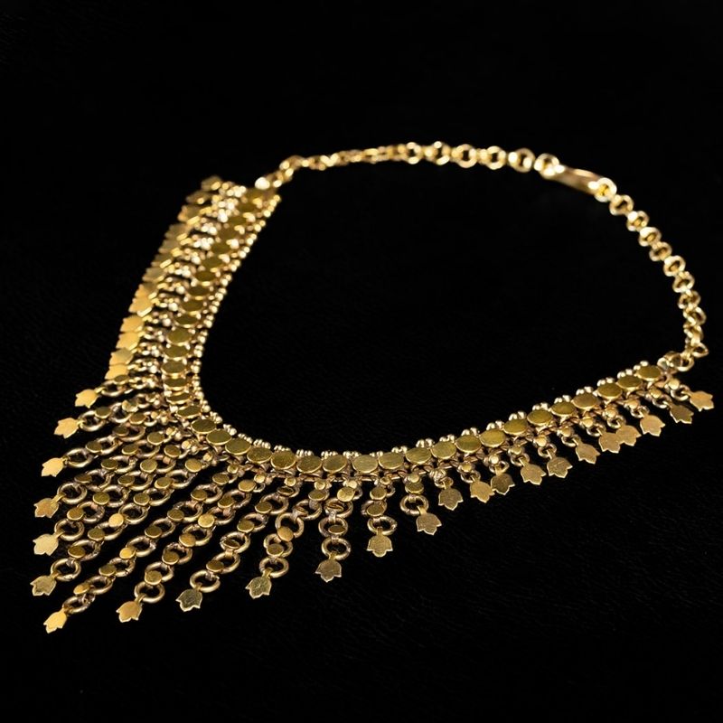 Elysium | Collar Necklace - Brass - NOIR KĀLA