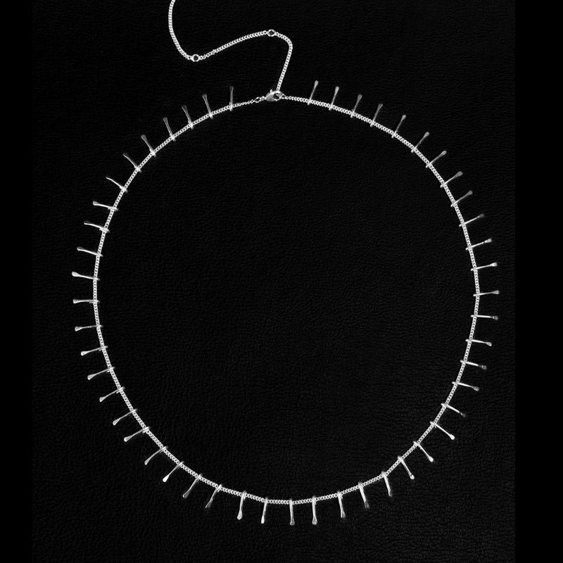 Daughter of the Moon | Necklace – 925 Silver - NOIR KĀLA