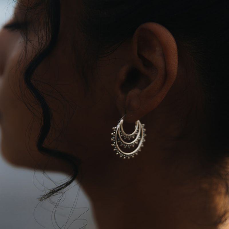 Seeds of Light | Boucles d'oreilles créoles