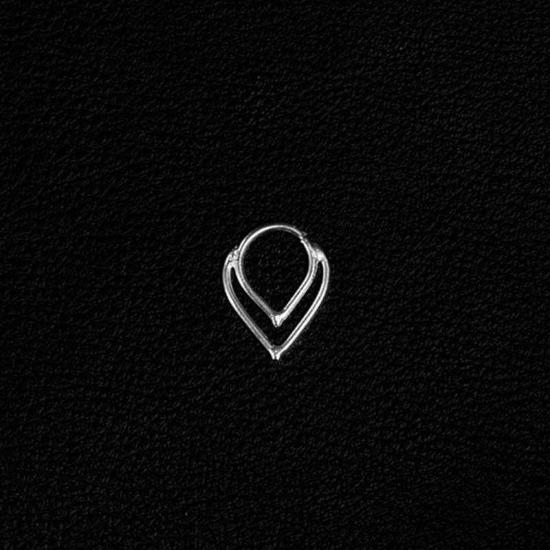 Chevron | Septum – 925 Silver - NOIR KĀLA