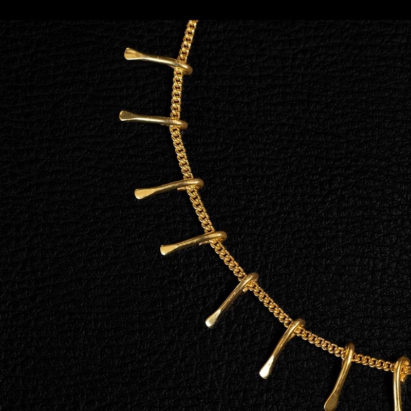 Daughter of the Sun | Anklet - Brass - NOIR KĀLA