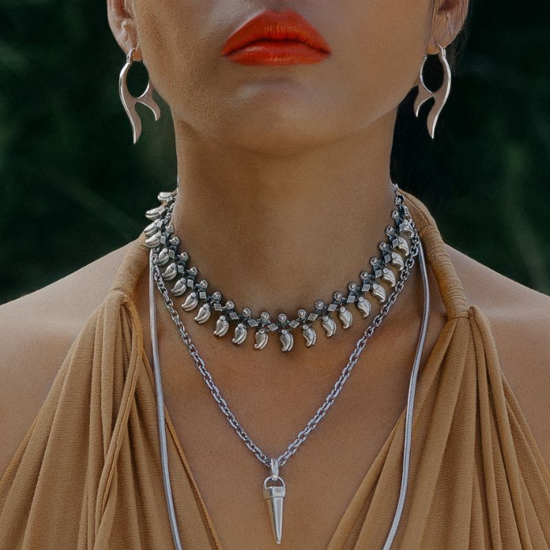 Etha | Hoop Earrings - NOIR KĀLA - NOIR KĀLA