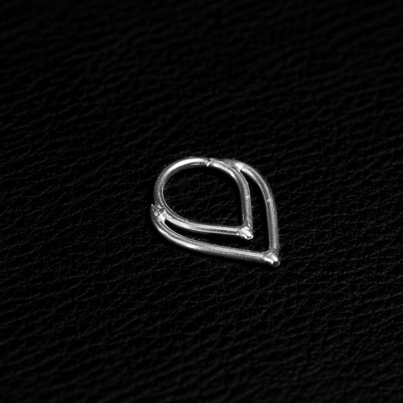 Chevron | Septum – 925 Silver - NOIR KĀLA