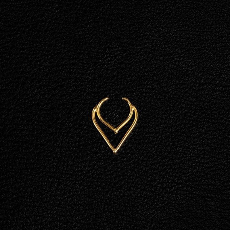 Chevron | Faux Septum - Gold