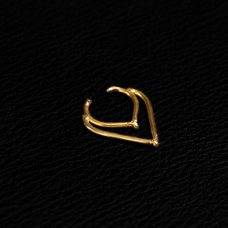 Chevron | Faux Septum - Gold