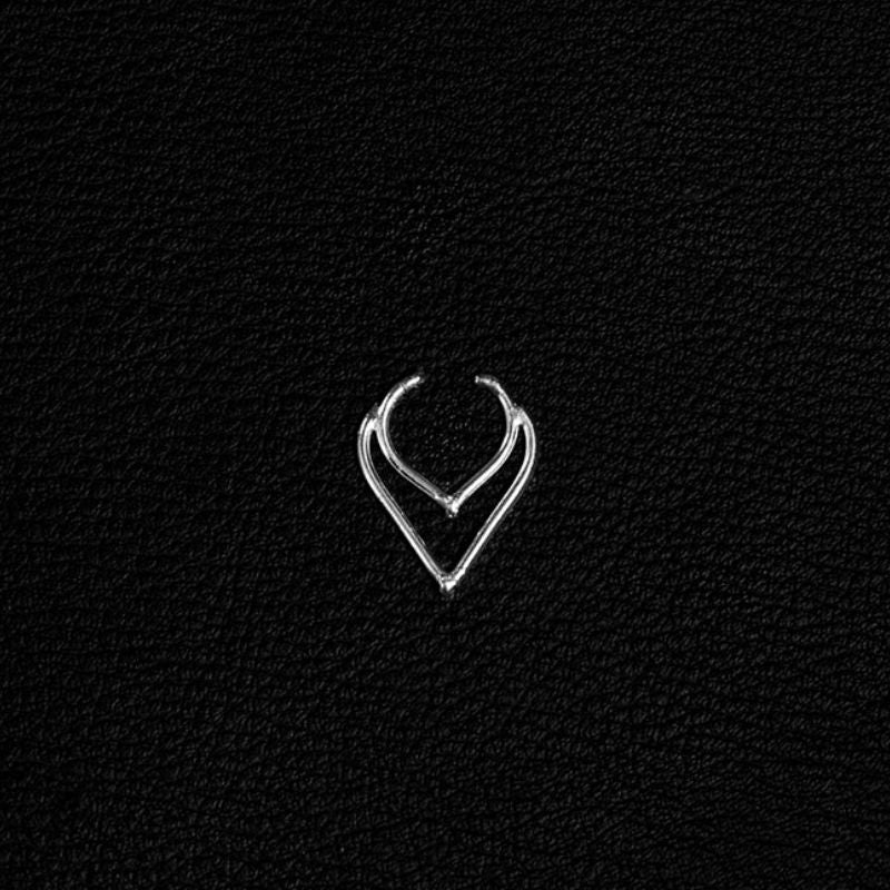 Chevron | Faux septum - NOIR KĀLA