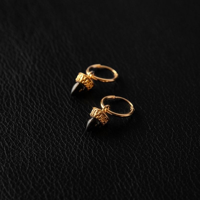Witching Hour | Charm Hoop Earrings - Gold