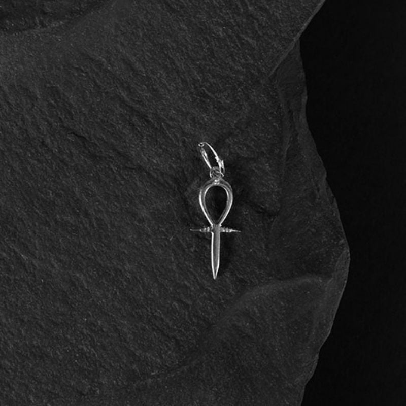 Ankh | Womb of Life solo Hoop Earring