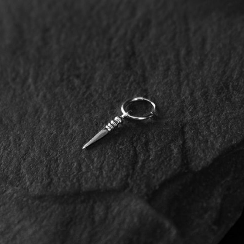 Tiny Phurba | solo Charm Hoop Earring