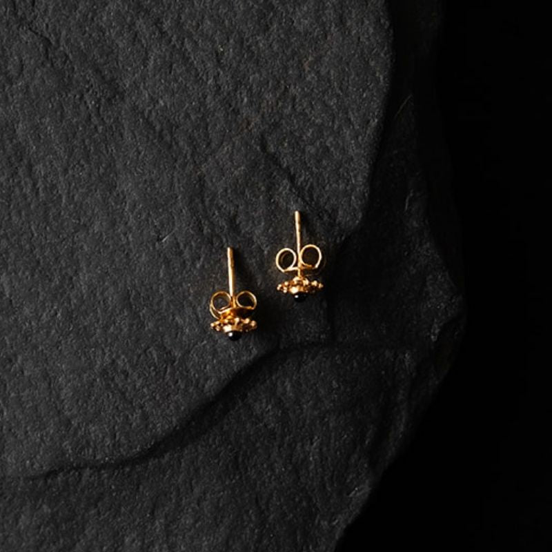 Sol | Stud Earrings - Gold - NOIR KĀLA