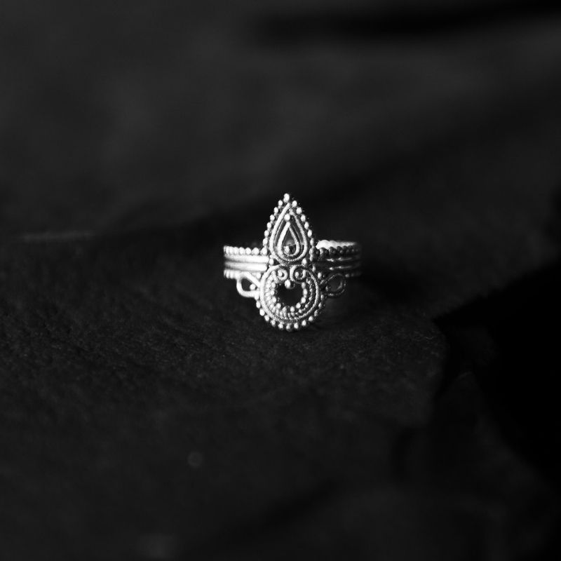 Anahata | Ring – 925 Silver - NOIR KĀLA
