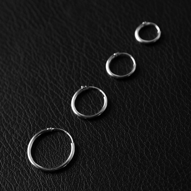 Mélangez et assortissez les breloques et les créoles | Ensemble de boucles d'oreilles personnalisables - NOIR KĀLA