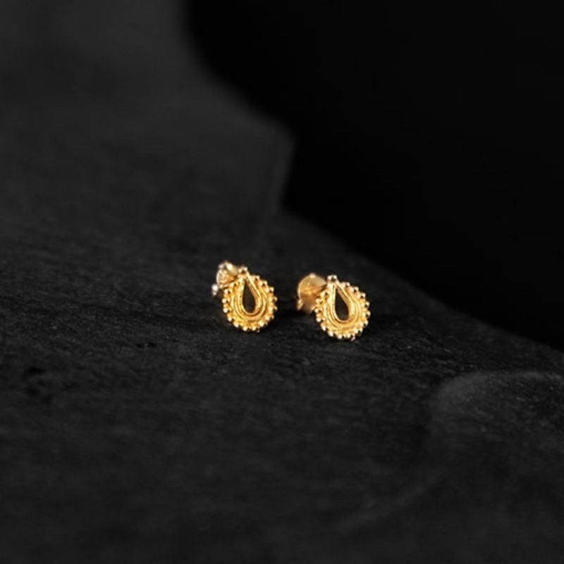 Drop | Stud Earrings - Gold - NOIR KĀLA