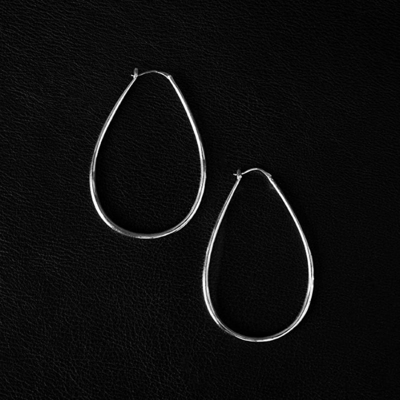 Fusion | Boucles d'oreilles créoles - NOIR KĀLA