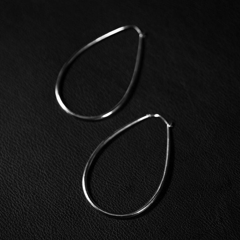 Fusion | Boucles d'oreilles créoles - NOIR KĀLA
