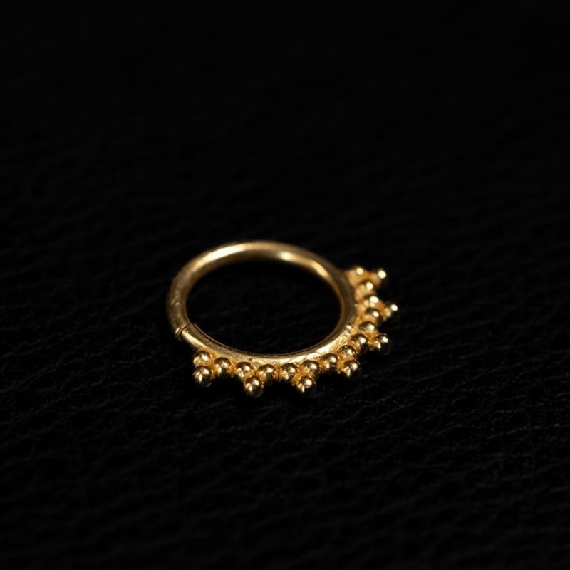 Beaded | Piercing Septum - Or