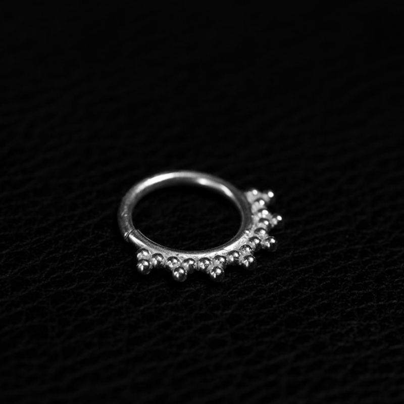 Beaded | Piercing Septum - NOIR KĀLA