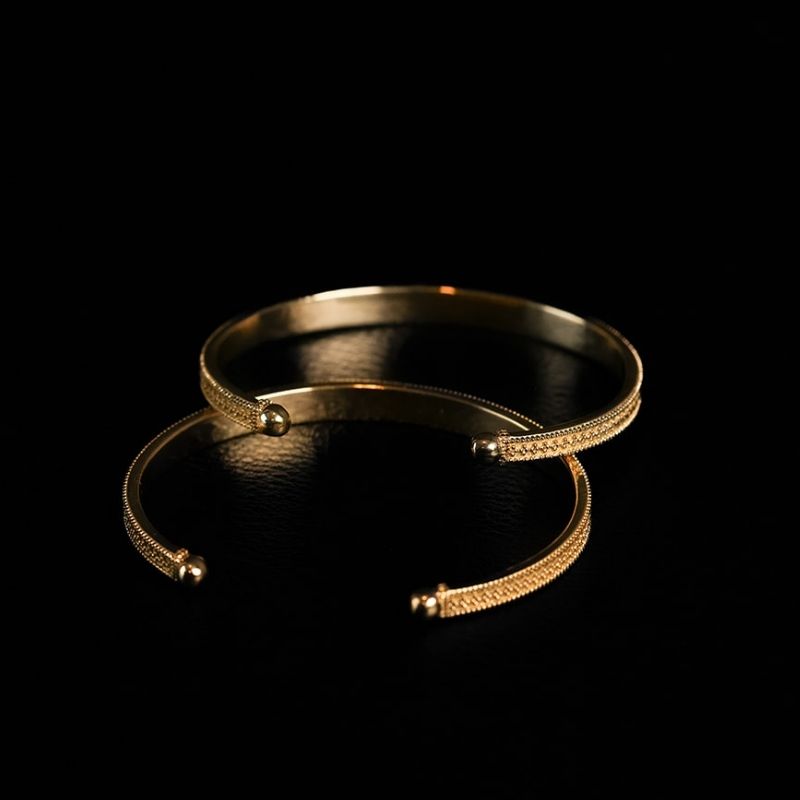 Beaded Road | Bracelet - Brass