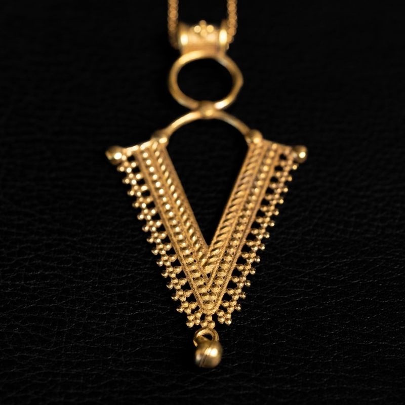 Mythic | Pendant Necklace - Brass - NOIR KĀLA