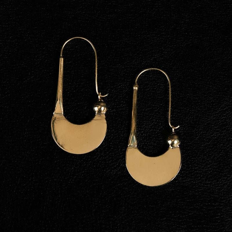 Nomadic | Boucles d'oreilles créoles - Laiton