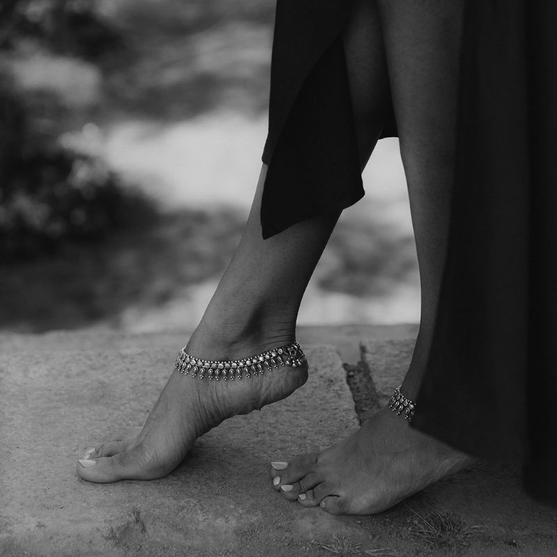 Dakini | Anklet – 925 Silver - NOIR KĀLA