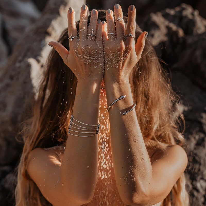 Serpentine | Bracelet - NOIR KĀLA