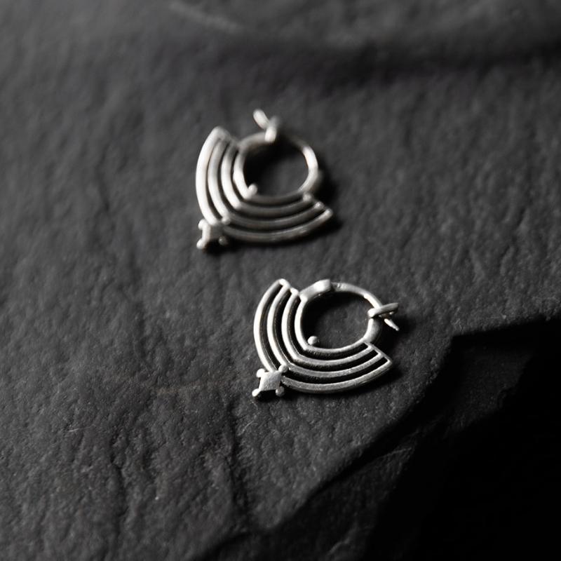 Radiance | Hoop Earrings – 925 Silver - NOIR KĀLA