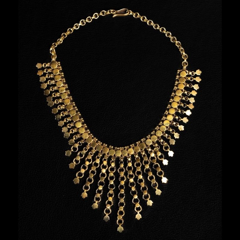 Elysium | Collar Necklace - Brass - NOIR KĀLA
