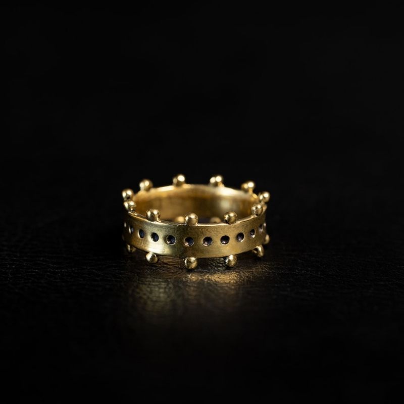 Tiara | Ring - Brass - NOIR KĀLA