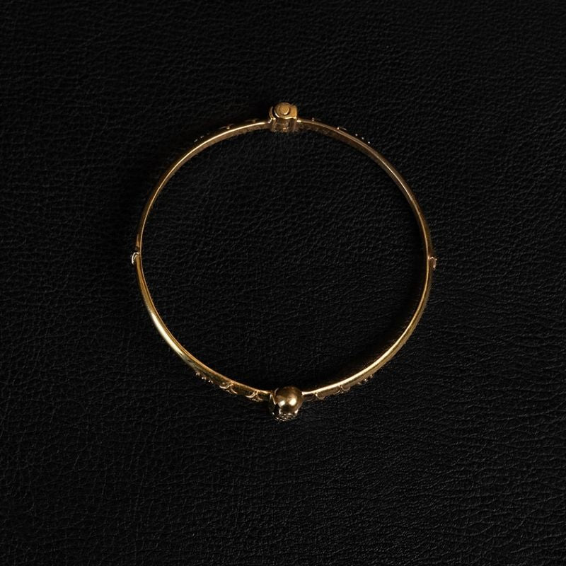 Domed Cap | Bracelet - Brass - NOIR KĀLA - NOIR KĀLA