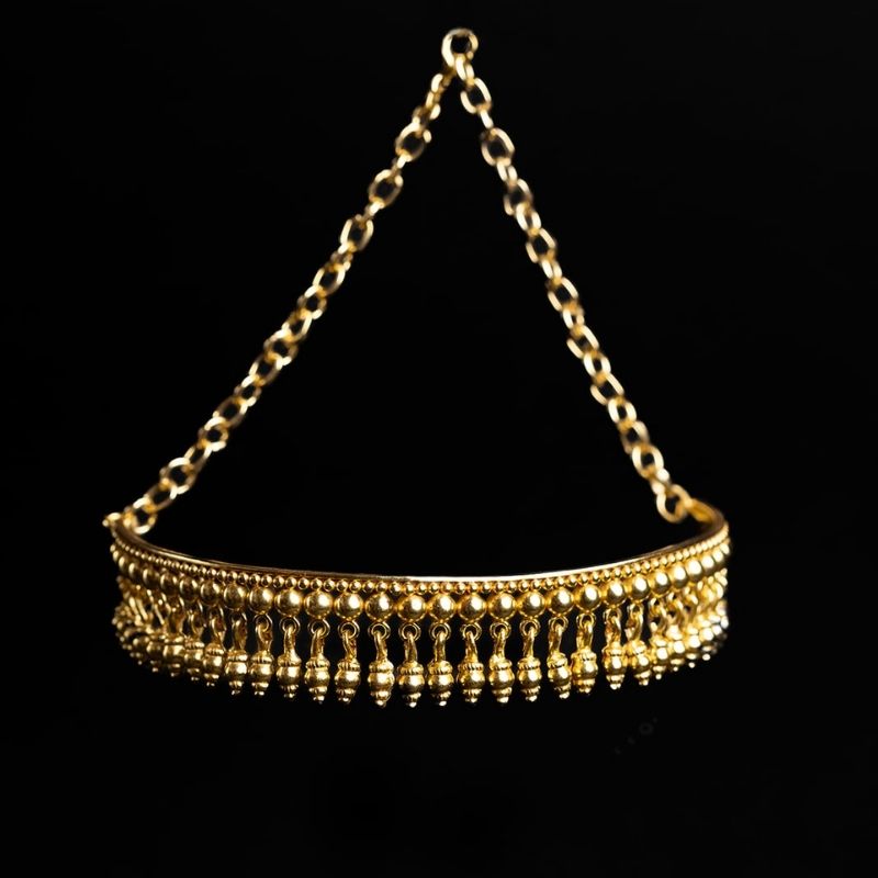 Elaya | Necklace - Brass - NOIR KĀLA - NOIR KĀLA