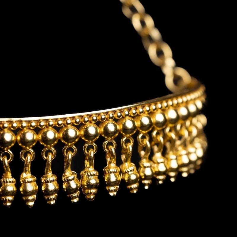 Elaya | Necklace - Brass - NOIR KĀLA - NOIR KĀLA