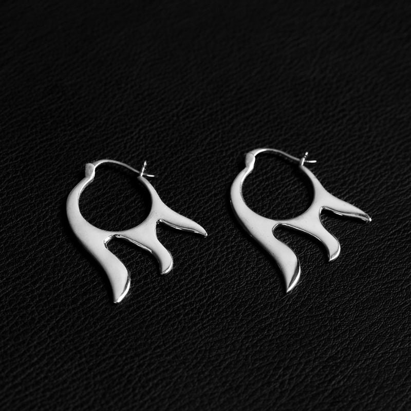 Etha | Hoop Earrings - NOIR KĀLA - NOIR KĀLA
