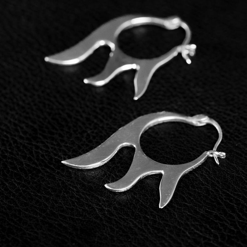 Etha | Hoop Earrings - NOIR KĀLA - NOIR KĀLA