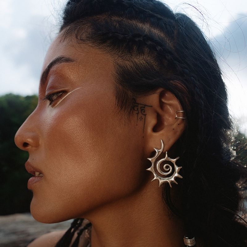 Fractal | Stud Earrings - NOIR KĀLA - NOIR KĀLA