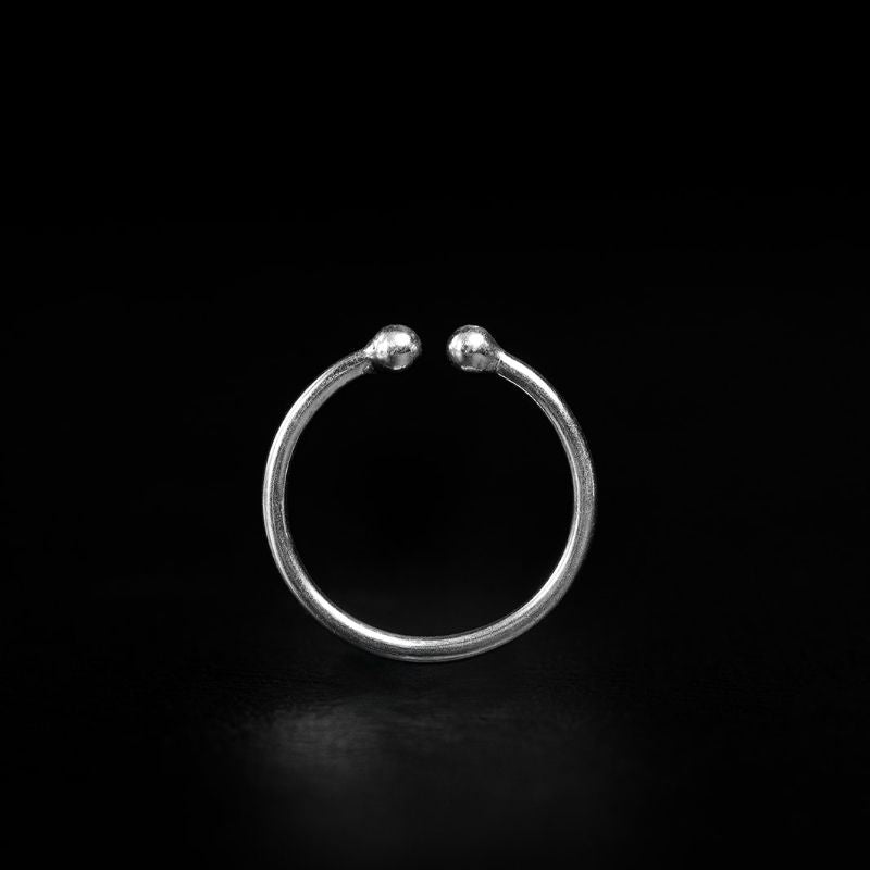 Open Dots | Bague - NOIR KĀLA
