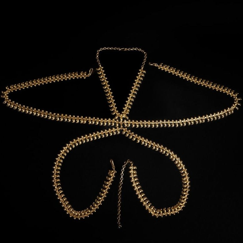 Sundari | Body Harness - Brass - NOIR KĀLA - NOIR KĀLA