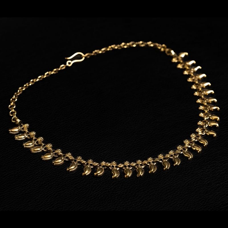 Sundari II | Necklace - Brass - NOIR KĀLA