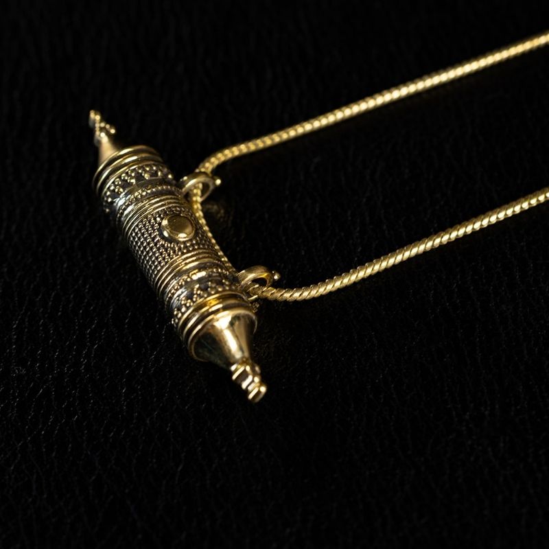 Vessel Amulet | Pendant Necklace - Brass - NOIR KĀLA