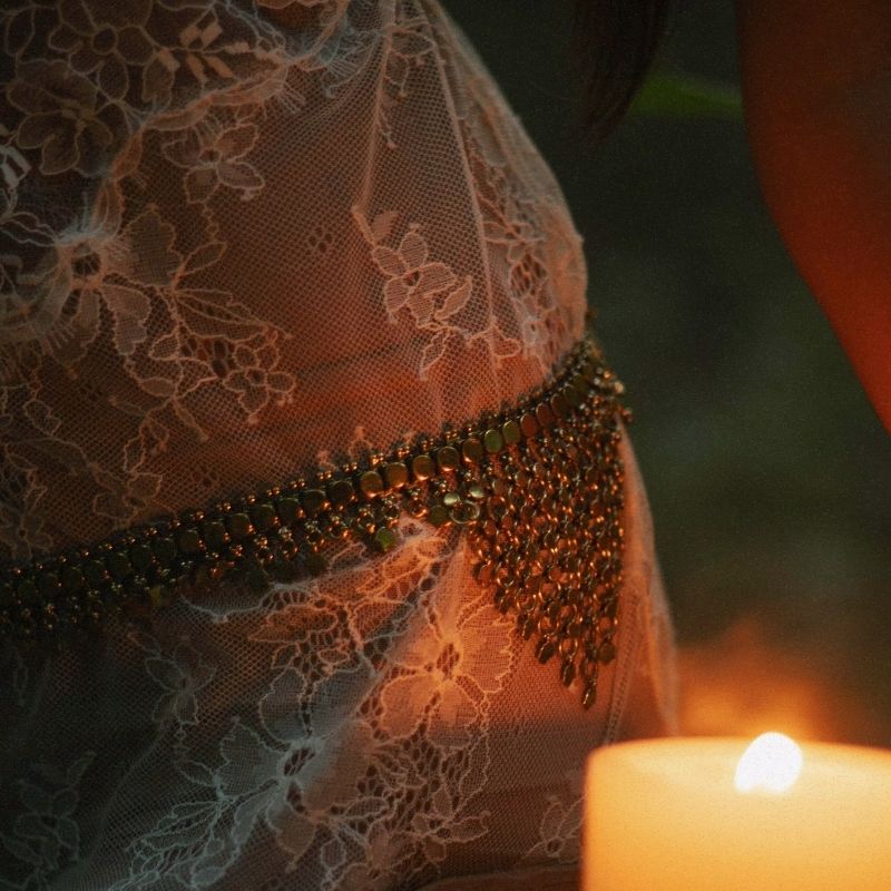 Elysium | Belt Waist Chain - Brass - NOIR KĀLA