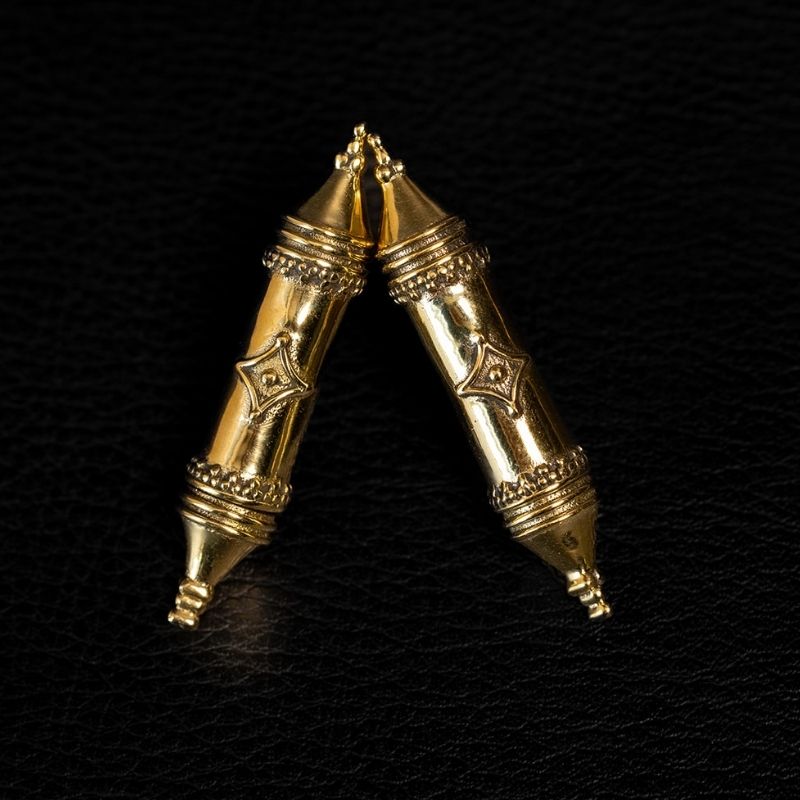 Vessel Amulet | Earrings - Brass - NOIR KĀLA - NOIR KĀLA