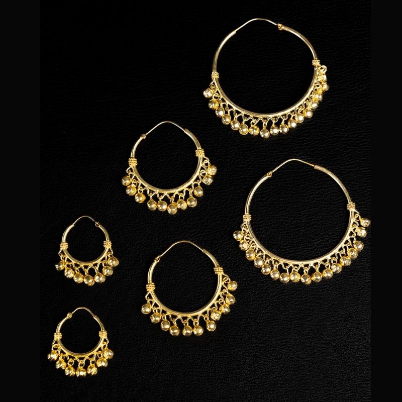 Wind Womxn | Hoops Earrings - Brass - NOIR KĀLA