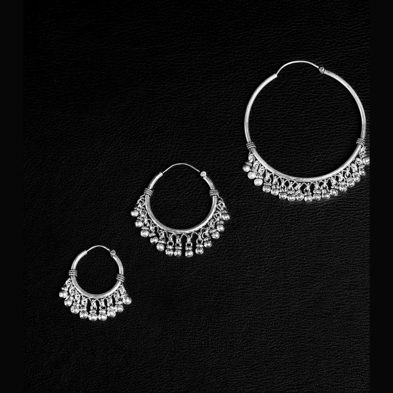 Wind Womxn | Boucles d'oreilles créoles - NOIR KĀLA