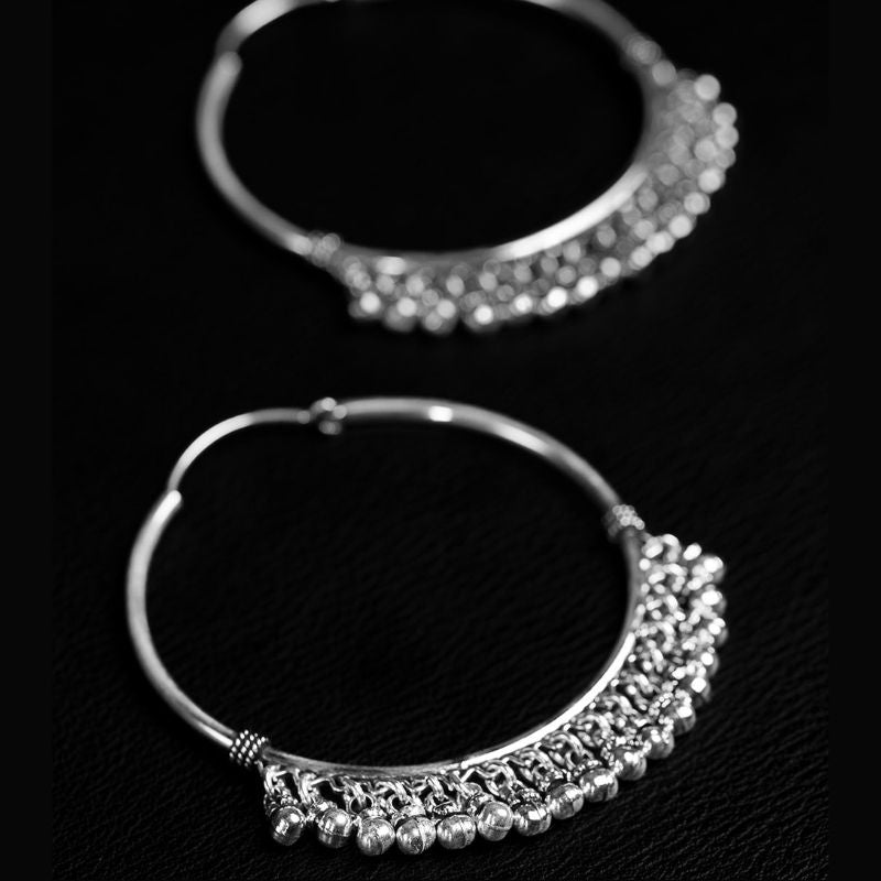 Wind Womxn | Boucles d'oreilles créoles - NOIR KĀLA
