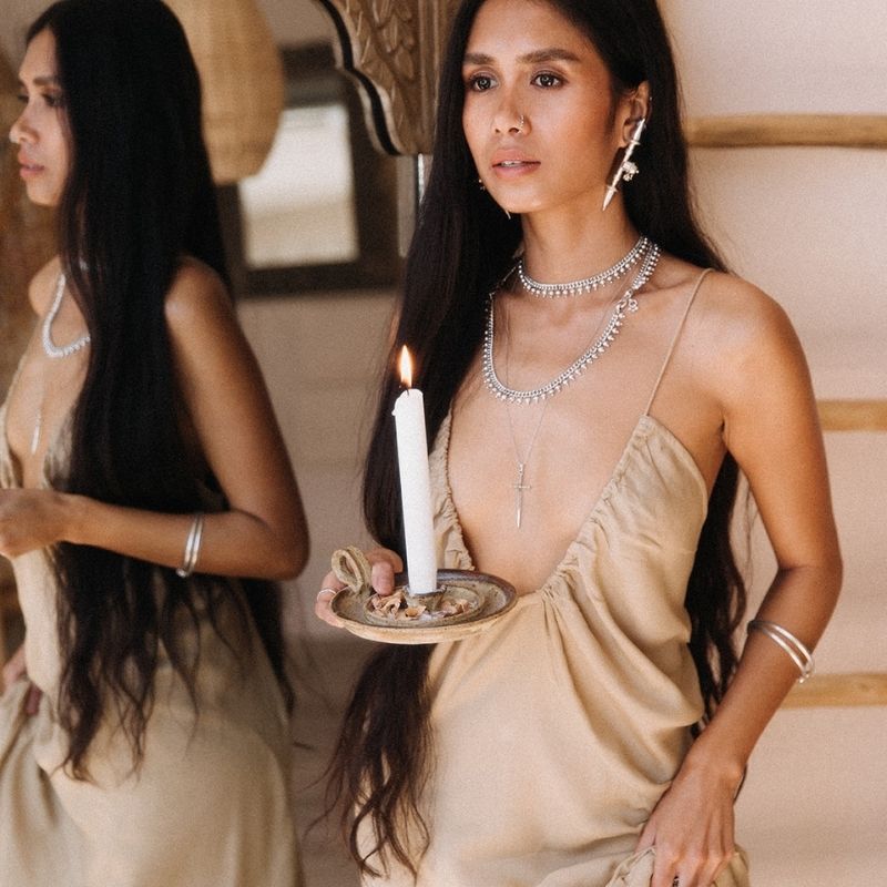 Holy Armor | Earrings – 925 Silver - NOIR KĀLA