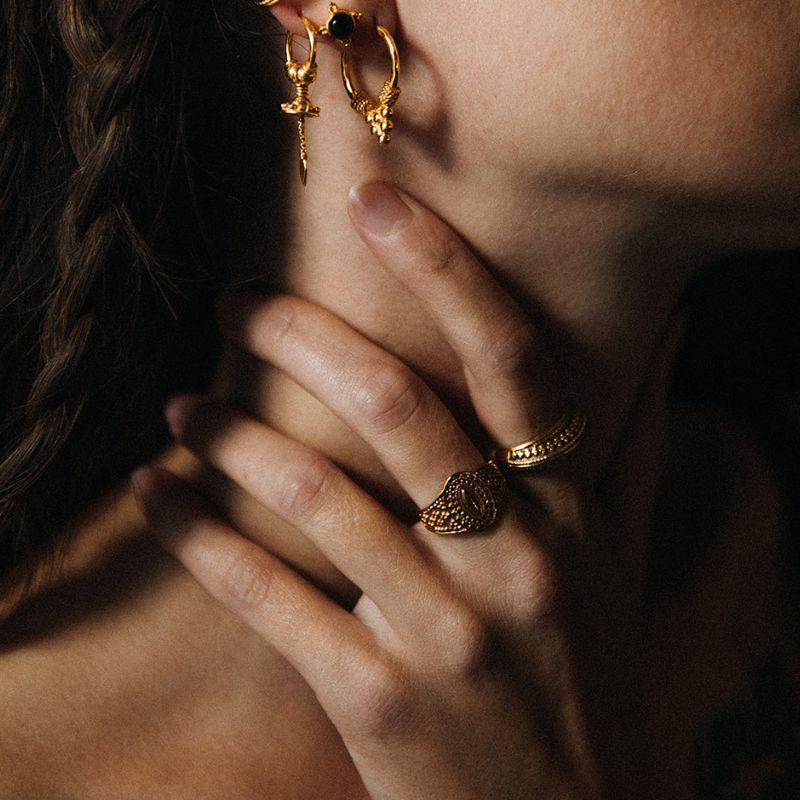 Le Dôme | Ring - Brass - NOIR KĀLA